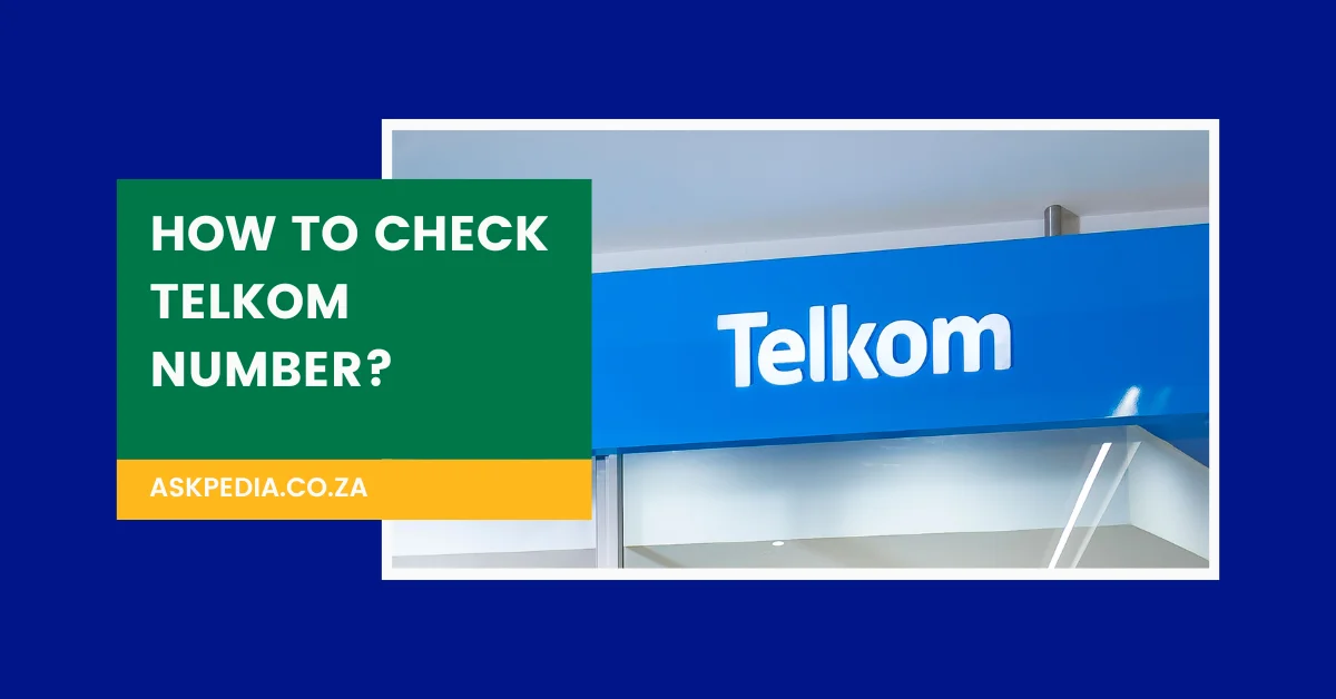 How To Check Telkom Number