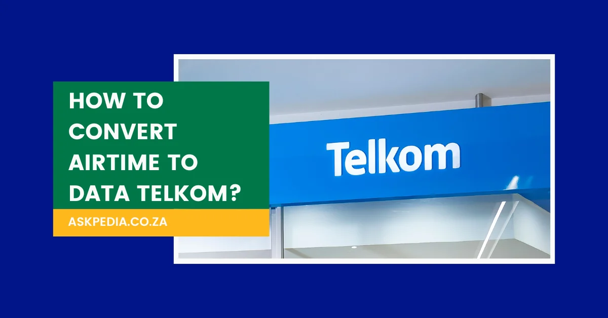 How To Convert Airtime To Data Telkom