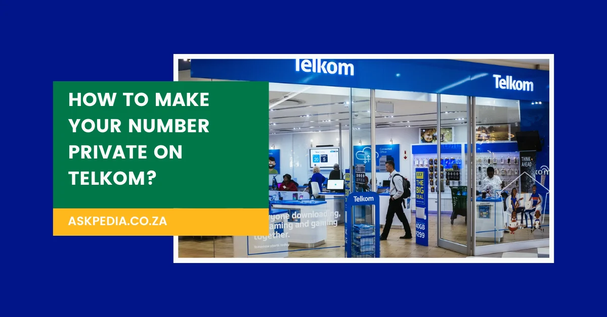 Make Your Number Private On Telkom