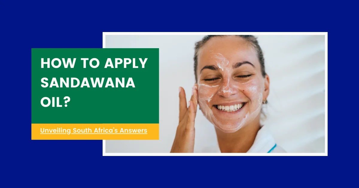 How To Apply Sandawana Oil