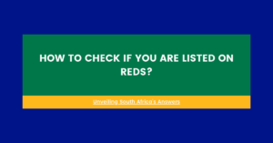 How To Check If You are Listed On REDS