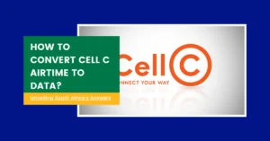 How To Convert Cell C Airtime To Data