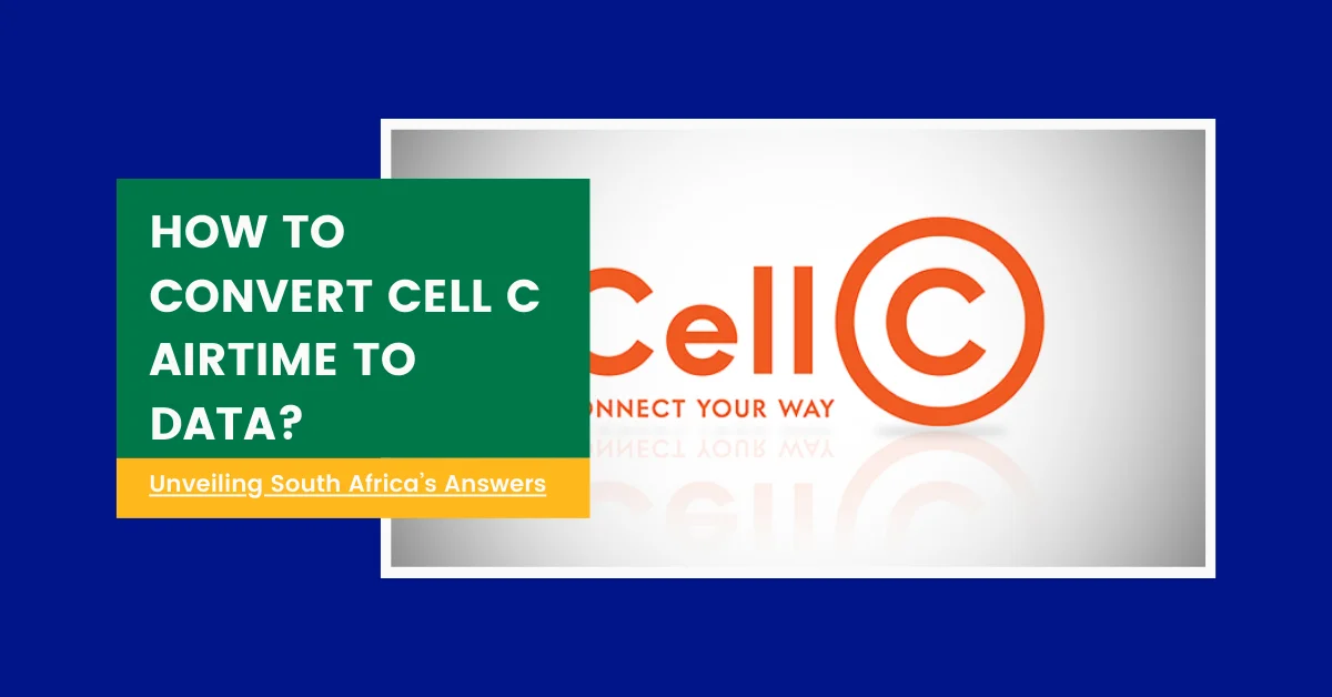 How To Convert Cell C Airtime To Data