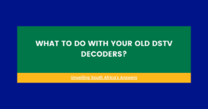 What To Do With Your Old DSTV Decoders