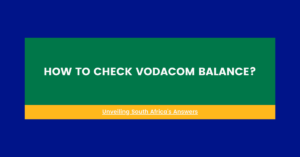 how to check vodacom balance