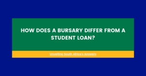 How Does A Bursary Differ From A Student Loan