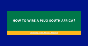 How To Wire A Plug South Africa