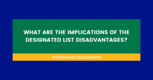 What Are The Implications Of The Designated List Disadvantages